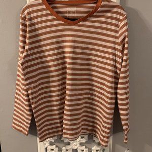 NWT!! Striped long sleeve shirt